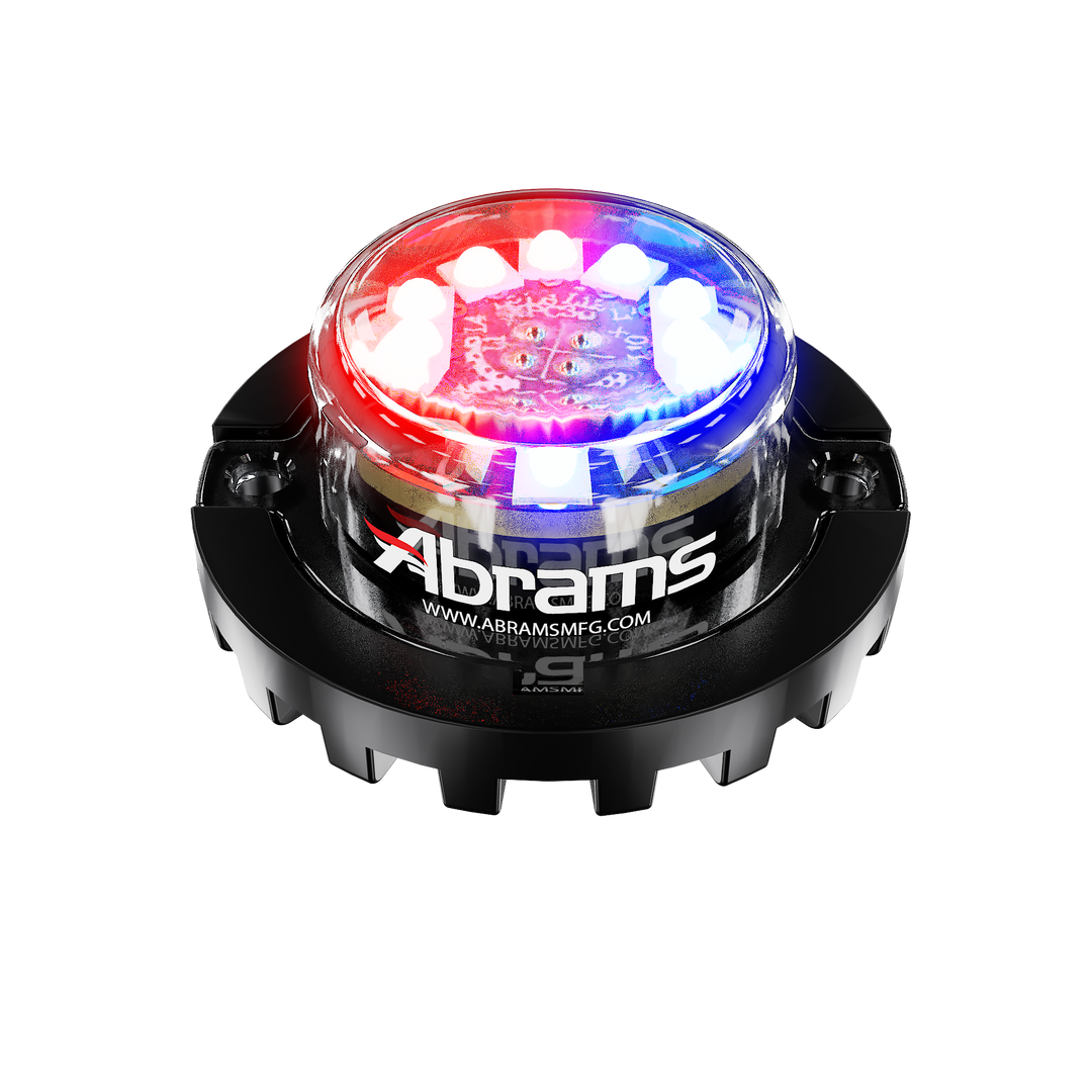 Abrams Blaster 120 - 12 LED Hideaway Surface Mount Light - Red/Blue