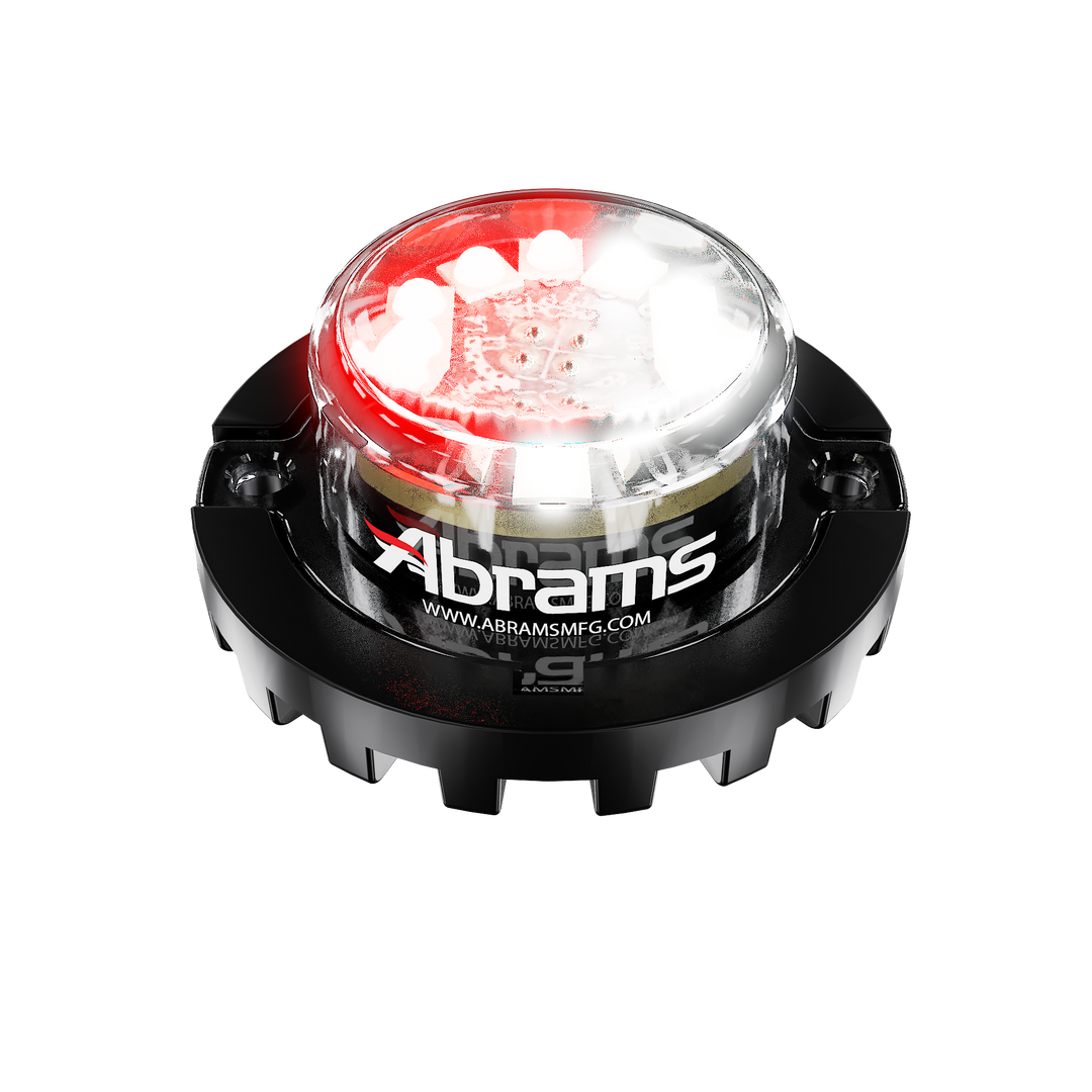 Abrams Blaster 120 - 12 LED Hideaway Surface Mount Light - Red/White