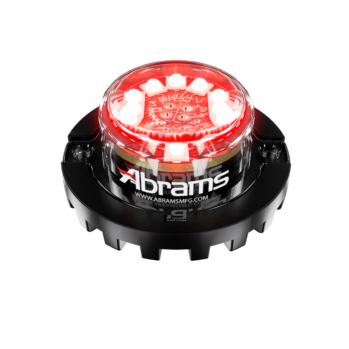 Abrams Blaster 120 - 12 LED Hideaway Surface Mount Light - Red