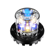 Abrams Blaster 360 - 6 LED Hideaway Surface Mount Light - Amber/Blue