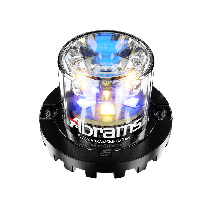 Abrams Blaster 360 - 6 LED Hideaway Surface Mount Light - Amber/Blue