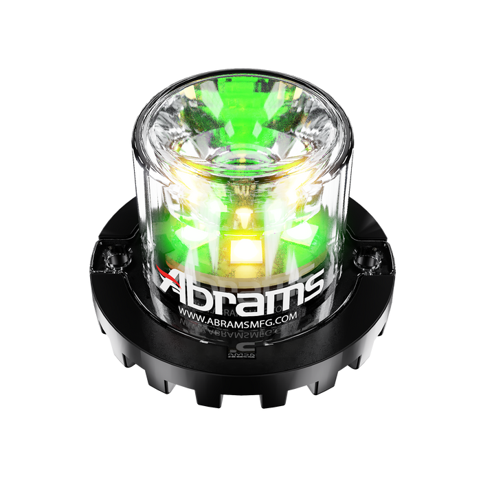 Abrams Blaster 360 - 6 LED Hideaway Surface Mount Light - Amber/Green