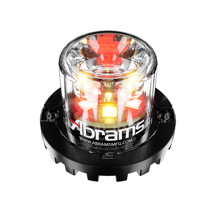 Abrams Blaster 360 - 6 LED Hideaway Surface Mount Light - Amber/Red