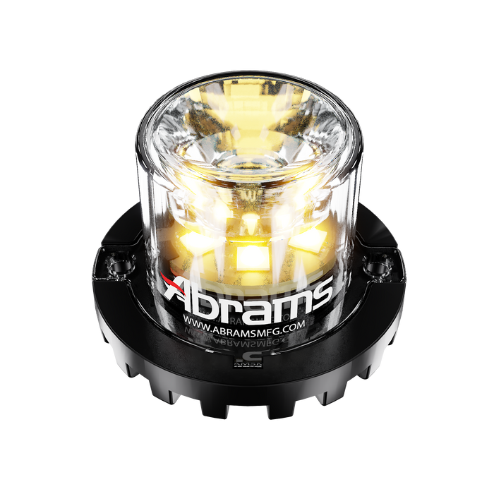 Abrams Blaster 360 - 6 LED Hideaway Surface Mount Light - Amber