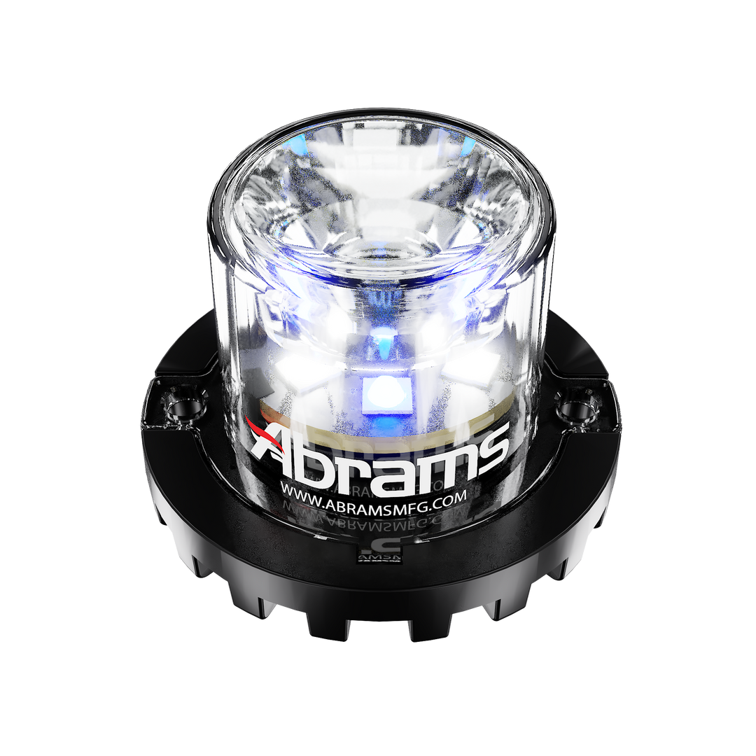 Abrams Blaster 360 - 6 LED Hideaway Surface Mount Light - Blue/White