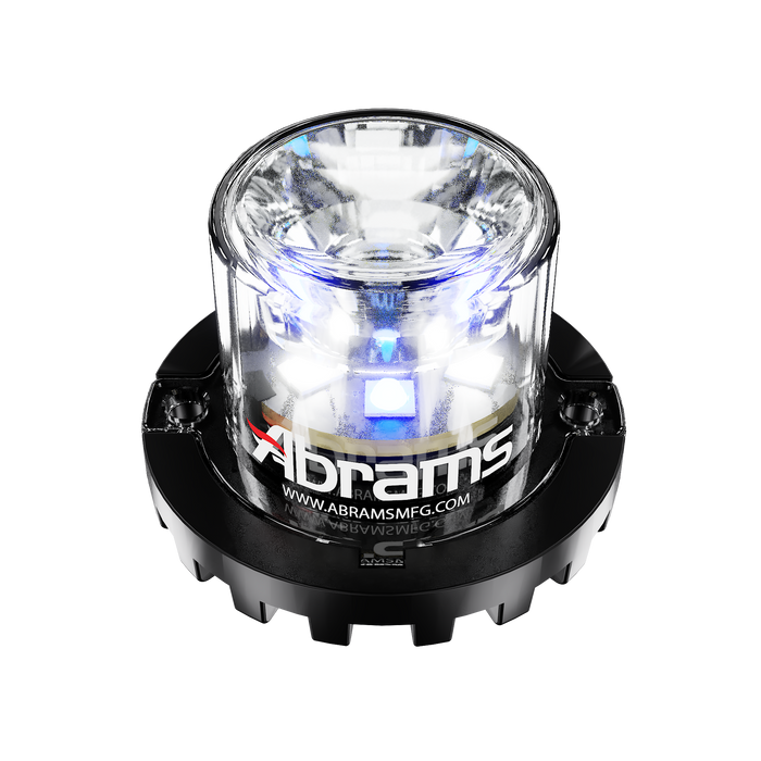 Abrams Blaster 360 - 6 LED Hideaway Surface Mount Light - Blue/White