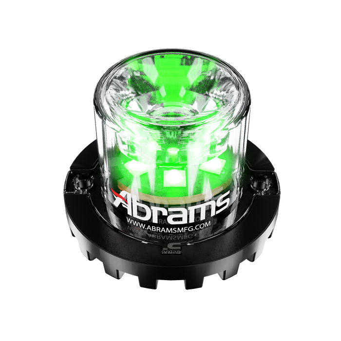 Abrams Blaster 360 - 6 LED Hideaway Surface Mount Light - Green