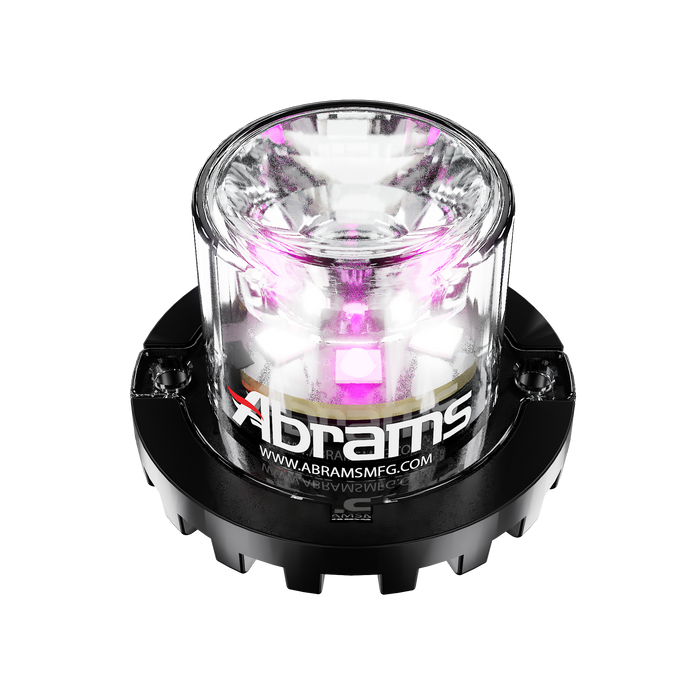 Abrams Blaster 360 - 6 LED Hideaway Surface Mount Light - Purple/ White