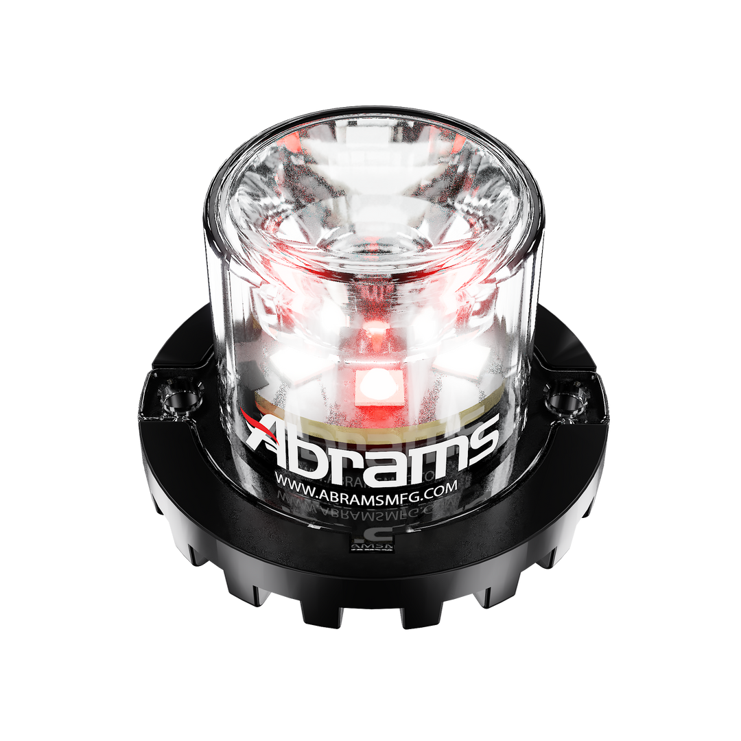 Abrams Blaster 360 - 6 LED Hideaway Surface Mount Light - Red/White