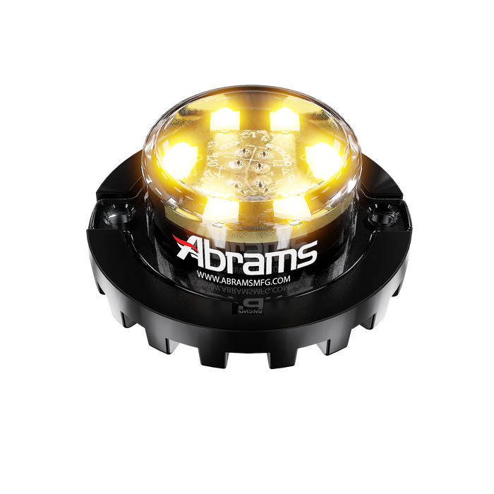 Abrams Blaster 6 LED Hideaway Surface Mount Light - Amber