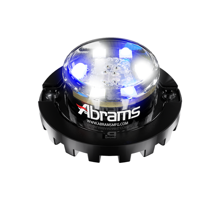 Abrams Blaster 6 LED Hideaway Surface Mount Light - Blue/White