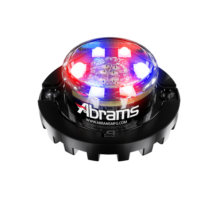 Abrams Blaster 6 LED Hideaway Surface Mount Light - Red/Blue