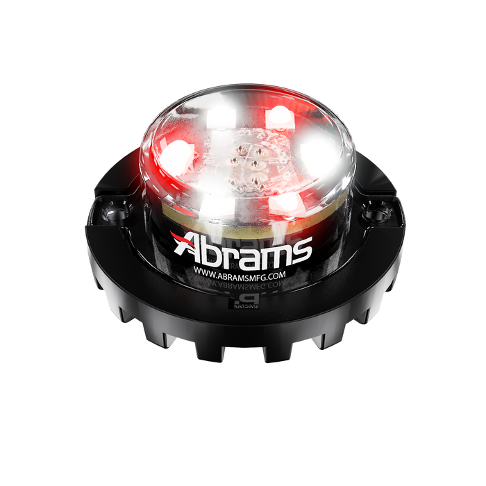 Abrams Blaster 6 LED Hideaway Surface Mount Light - Red/White