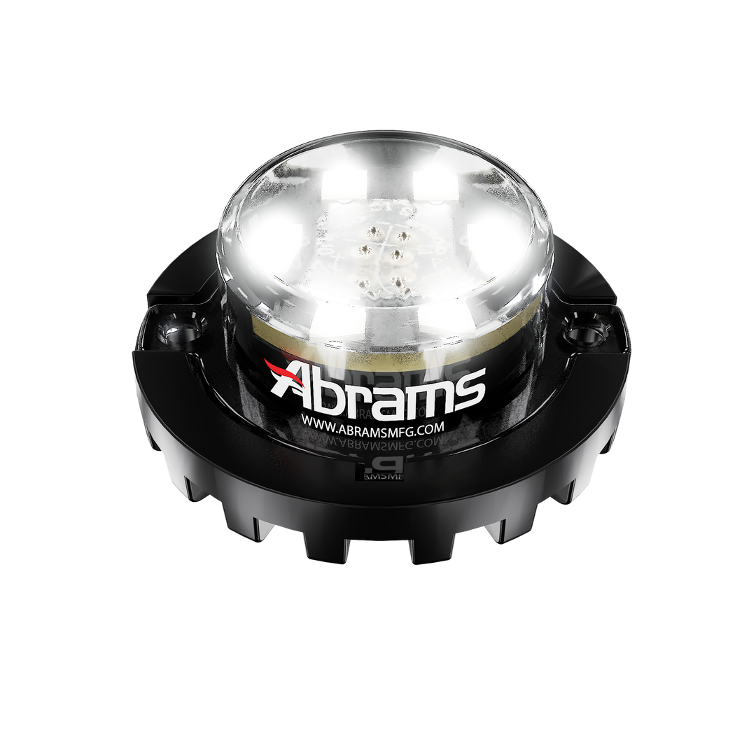 Abrams Blaster 6 LED Hideaway Surface Mount Light - White