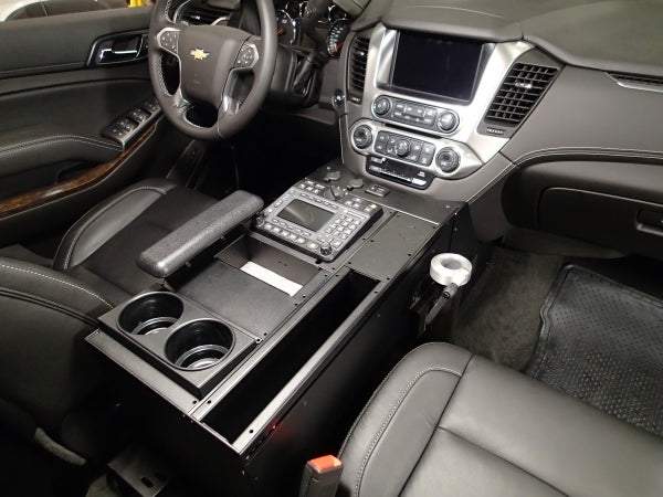 Havis 12.5" Wide 20" Vehicle-Specific Console for 2015-2020 Chevrolet Tahoe Police Pursuit Vehicle (