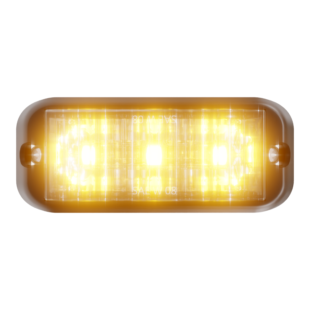 Abrams Edge 3 LED Grille Light Head - Amber