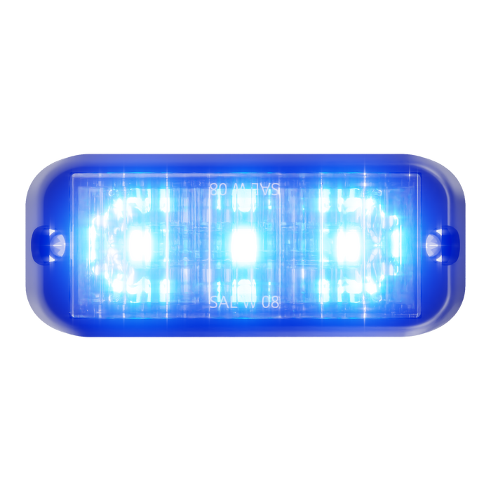 Abrams Edge 3 LED Grille Light Head - Blue
