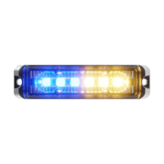 Abrams Flex 6 LED Grille Light Head - Amber/Blue
