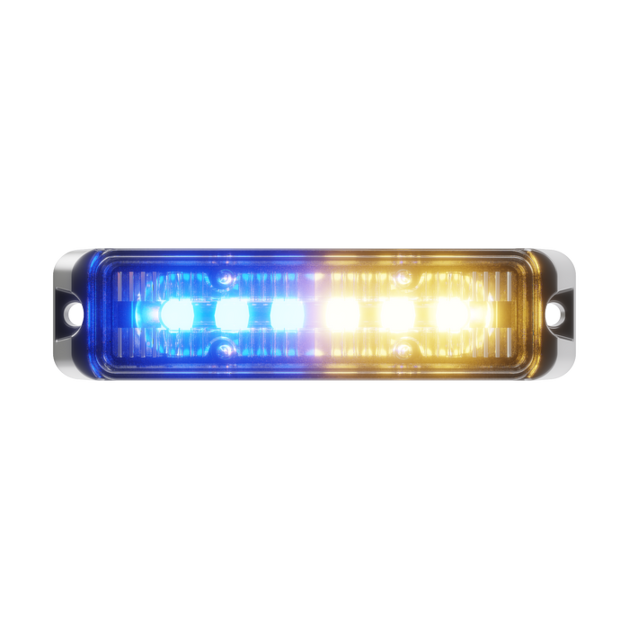 Abrams Flex 6 LED Grille Light Head - Amber/Blue