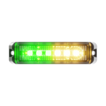 Load image into Gallery viewer, Abrams Flex 6 LED Grille Light Head - Amber/Green
