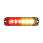 Load image into Gallery viewer, Abrams Flex 6 LED Grille Light Head - Amber/Red
