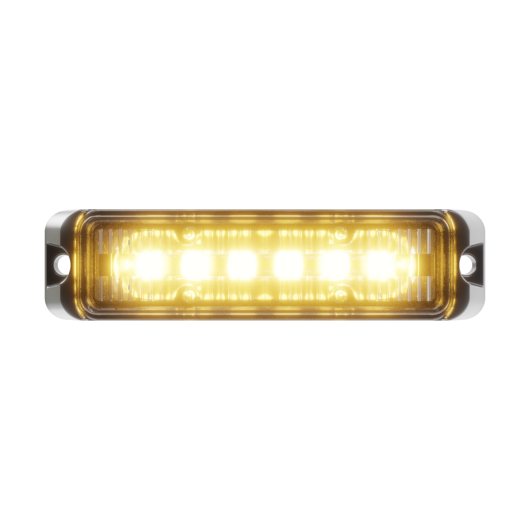 Abrams Flex 6 LED Grille Light Head - Amber