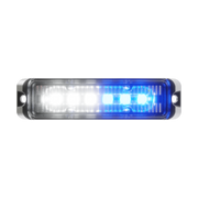 Abrams Flex 6 LED Grille Light Head - Blue/White