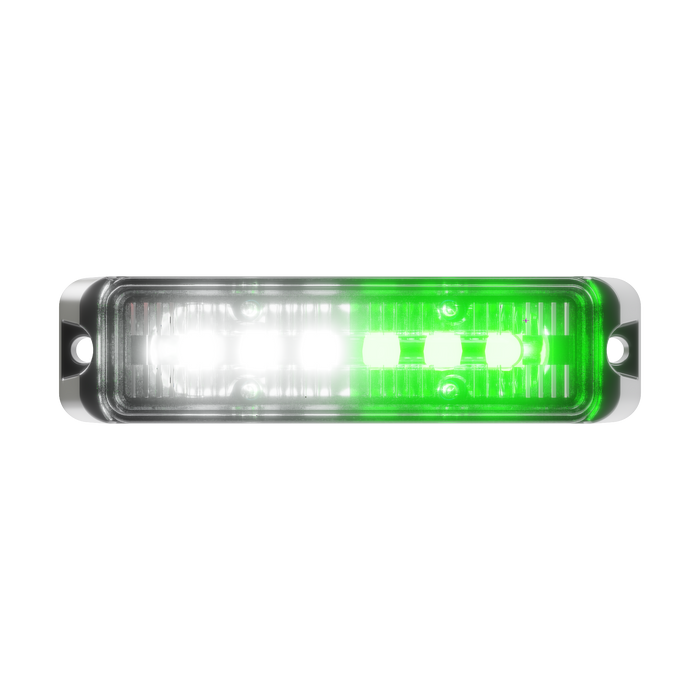 Abrams Flex 6 LED Grille Light Head - Green/White