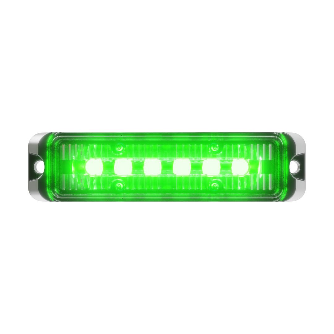 Abrams Flex 6 LED Grille Light Head - Green