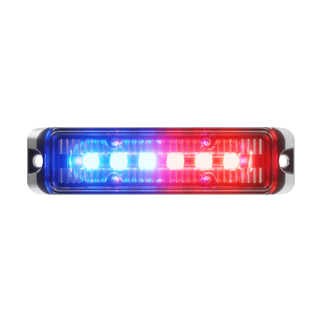 Abrams Flex 6 LED Grille Light Head - Red/Blue