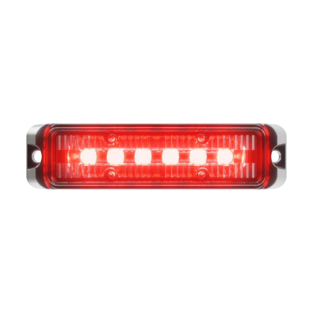 Abrams Flex 6 LED Grille Light Head - Red