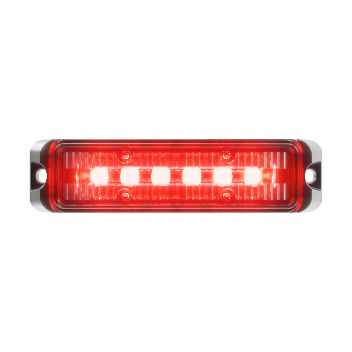 Abrams Flex 6 LED Grille Light Head - Red