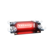 Abrams Focus 1X Series LED Dash & Deck Light - Red