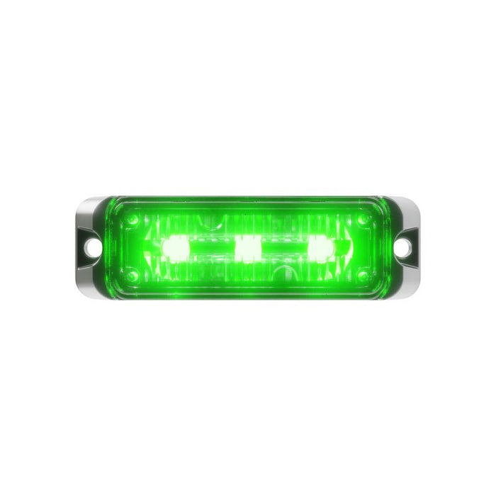 Abrams Flex 3 LED Grille Light Head - Green