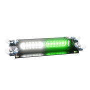 Abrams Focus 2X Series LED Dash & Deck Light - Green/White