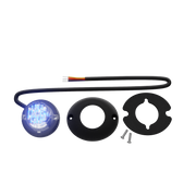 Abrams Impact 6 LED Hideaway Surface Mount Light - Blue