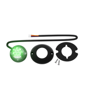 Abrams Impact 6 LED Hideaway Surface Mount Light - Green