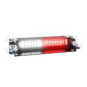 Abrams Focus 2X Series LED Dash & Deck Light - Red/White