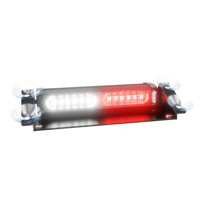 Abrams Focus 2X Series LED Dash & Deck Light - Red/White