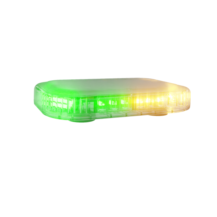 Abrams RugEye 10" Mini LED Lightbar - Amber/Green