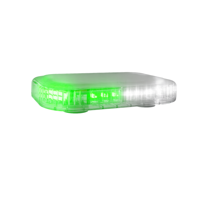 Abrams RugEye 10" Mini LED Lightbar - Green/White