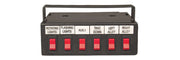 Soundoff Signal 600 Series Switch w/ 6 Functions  6 Rocker Switches, includes Universal Bail Bracket