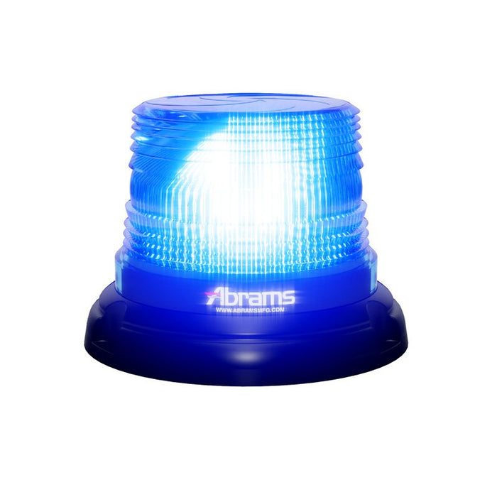 Abrams StarEye 4" Dome 12 LED Magnet/Permanent Mount Beacon - Blue