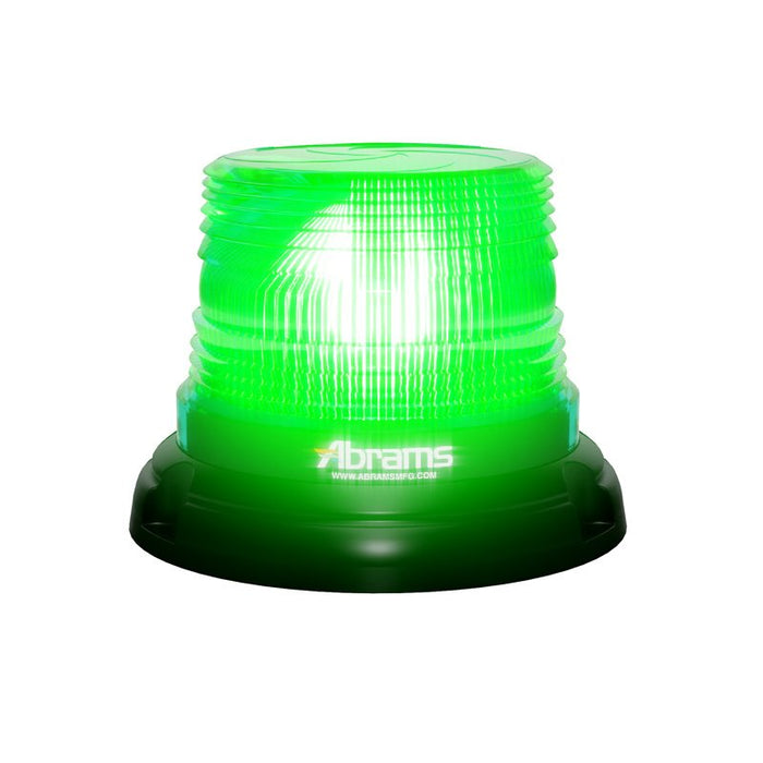 Abrams StarEye 4" Dome 12 LED Magnet/Permanent Mount Beacon - Green