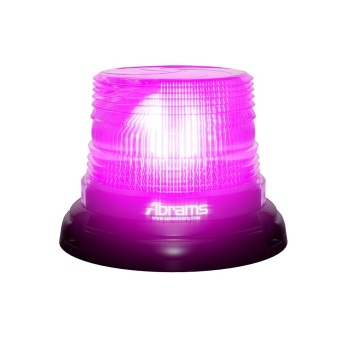 Abrams StarEye 4" Dome 12 LED Magnet/Permanent Mount Beacon - Purple