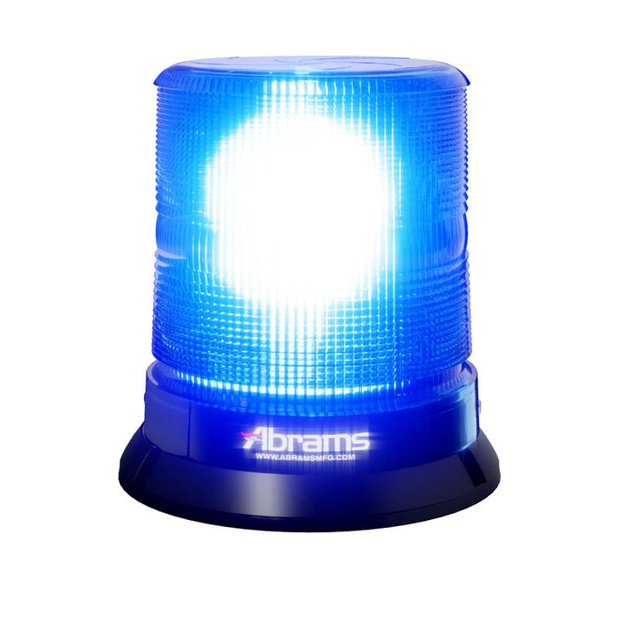 Abrams StarEye 7" Dome 12 LED Magnet/Permanent Mount Beacon - Blue