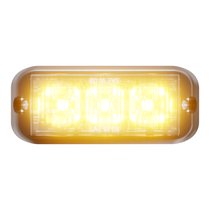 Abrams T3 Series LED Grille Light Head - Amber
