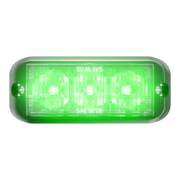 Abrams T3 Series LED Grille Light Head - Green
