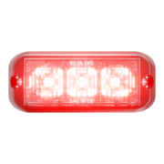 Abrams T3 Series LED Grille Light Head - Red