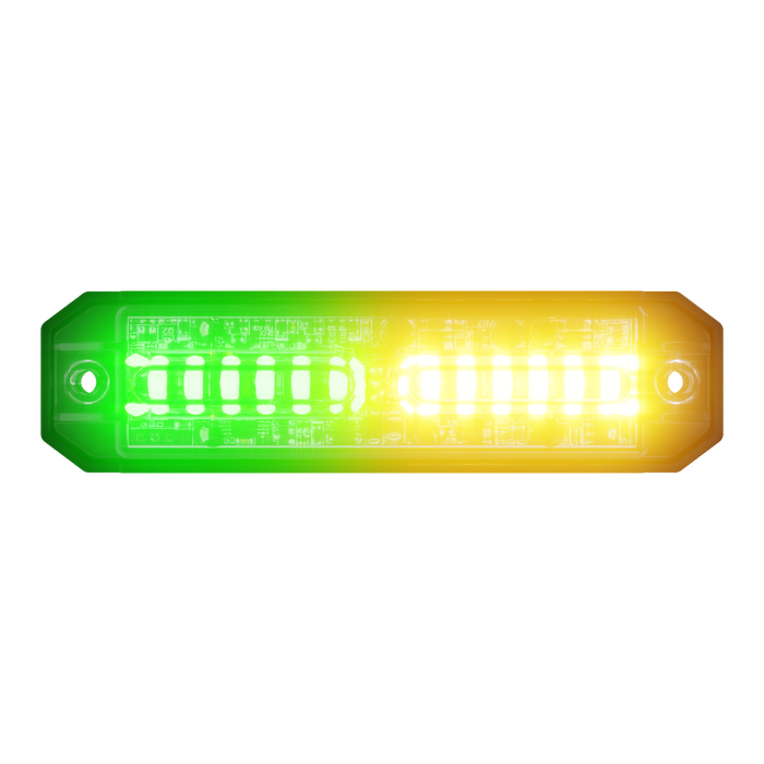 Abrams Ultra 12 LED Grill Light Head - Amber/Green
